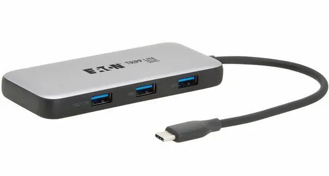 Alt view image 8 of 8 - Eaton Tripp Lite Series USB-C Multiport Adapter - 4K 60 Hz HDMI, USB 3.2 Gen 2 Hub Ports, 100W PD Charging, HDR, HDCP 2.2 - Charging Capability - USB Type C - 1 Displays Supported - 4K @ 60Hz, 4K, Ful
