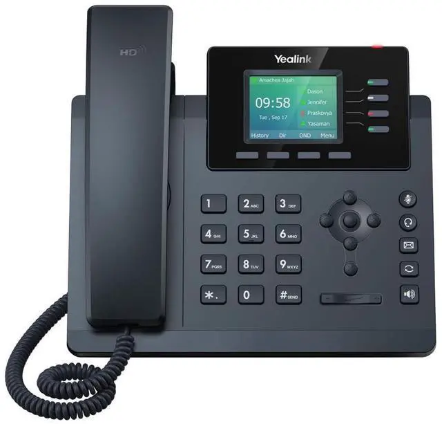 Alt view image 2 of 2 - Yealink SIP-T34W IP Phone Corded/Cordless Wi-Fi, Bluetooth Wall Mountable