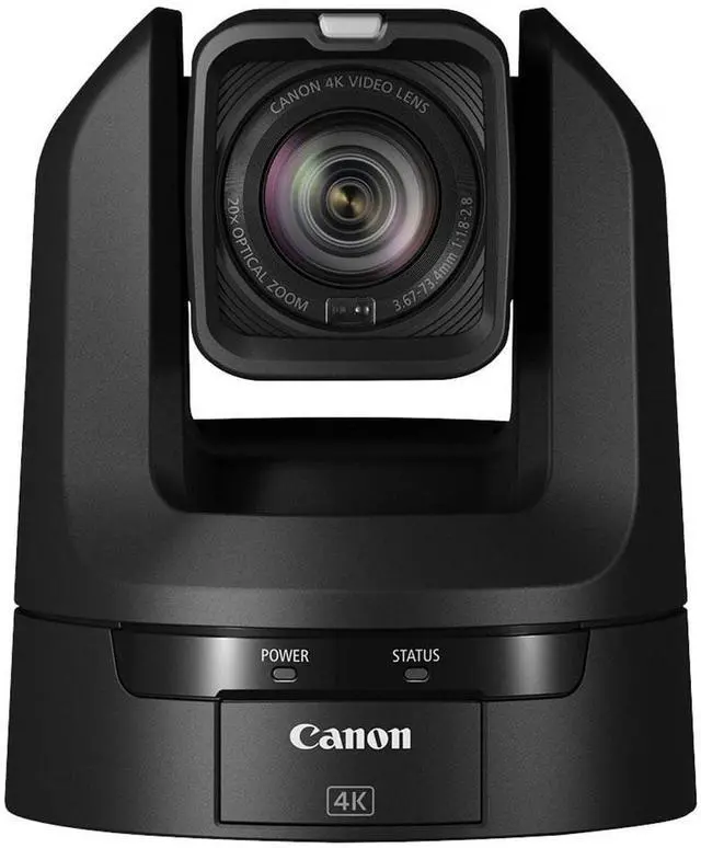 Alt view image 9 of 19 - Canon CR-N100 4K NDI PTZ Camera with 20x Zoom (Satin Black)