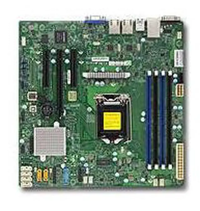 Alt view image 4 of 4 - SUPERMICRO X11SSL-F-O Supermicro X11SSL-F-O LGA1151 Intel C232 DDR4 SATA3 and USB3.0 V and 2GbE MicroATX Motherboard