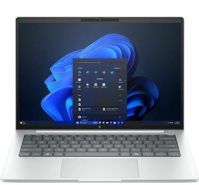 Alt view image 8 of 8 - HP EliteBook 8 G1i 14" Notebook - WUXGA - Intel Core Ultra 5 235U - vPro Technology - 16 GB - 512 GB SSD - English Keyboard - Glacier Silver - Intel Chip - 1920 x 1200 - Windows 11 Pro - Intel -