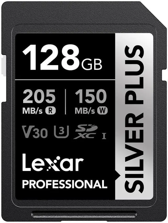 Alt view image 8 of 8 - Lexar Lexar Professional SILVER PLUS SDXC 128GB, NA #LSDSIPL128G-BNNNU