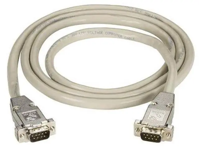 Alt view image 9 of 9 - DB9 Extension Cable with EMI/RFI Hoods Beige Male/Male 10-ft. 3.0-m Extension Ca