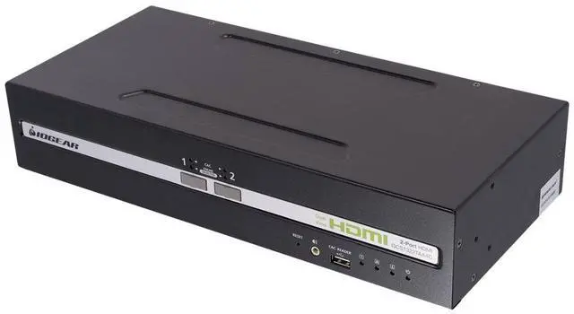 Alt view image 3 of 3 - IOGEAR 2-Port Dual View HDMI Secure KVM Switch PP4.0 TAA Compliant - Model GCS1322TAA4C