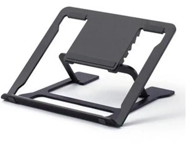Alt view image 2 of 2 - Dac Portable Laptop Stand With 6 Height Levels - Notebook, Tablet Support - Aluminum Alloy - Black