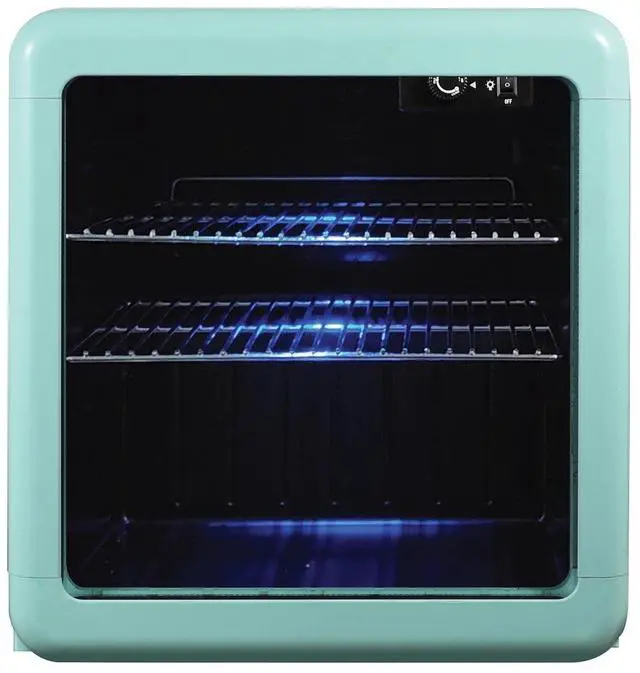 Alt view image 2 of 2 - 1.7 Cu. Ft. Retro Mini Beverage Cooler