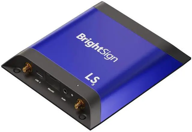 Alt view image 7 of 7 - BrightSign LS445 4K Digital Signage Player  H.265, HTML5, HDMI Out, Graphics & Audio