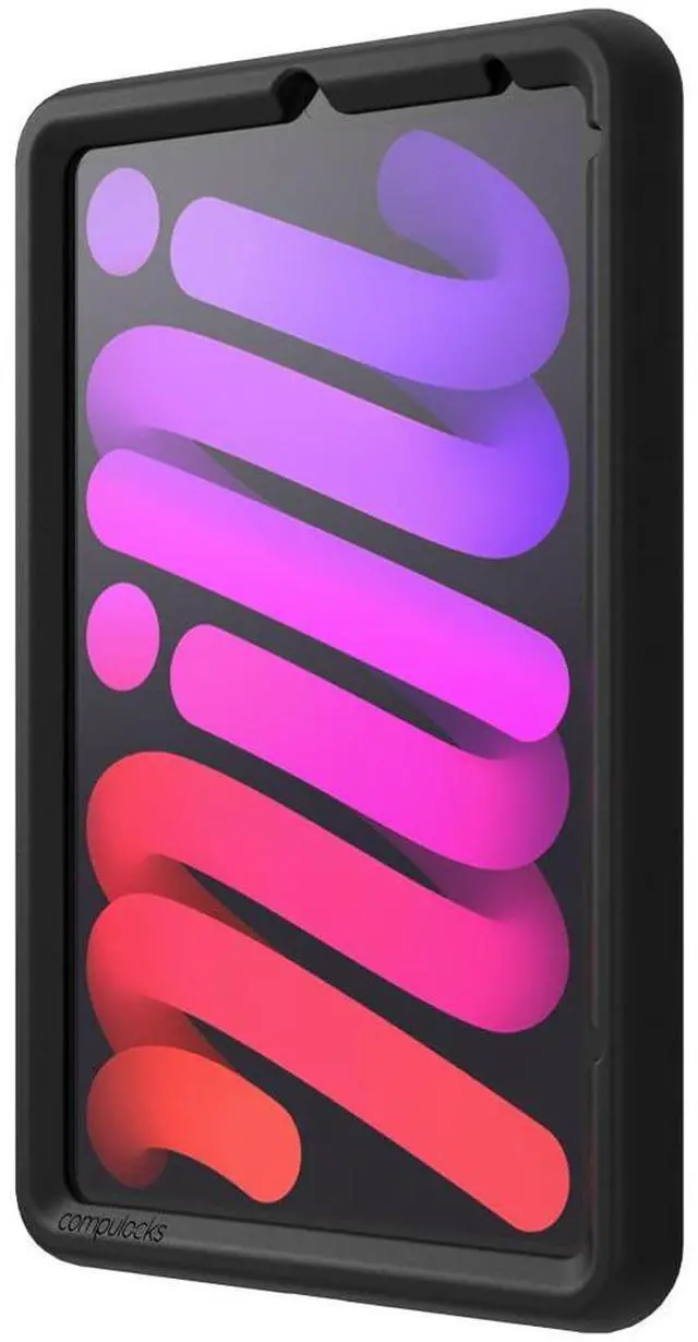 Alt view image 4 of 4 - Compulocks Rugged Edge Case for iPad Mini 8.3" - Bumper for tablet - rugged - rubber - black - for Apple iPad mini (6th