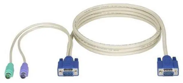 Alt view image 6 of 6 - KVM CPU CABLE VGA PS/2 EC & DT- SERIES 10FT