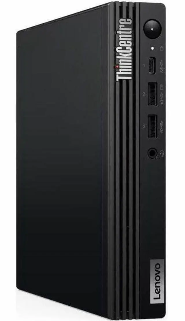 Alt view image 8 of 15 - Lenovo ThinkCentre M70q Gen 5 12TD001YUS Desktop Computer - Intel Core i5 14th Gen i5-14500T - vPro Technology - 32 GB - 512 GB SSD - Tiny - Black - Intel Q670 Chip - Windows 11 Pro - Intel UHD Graphi