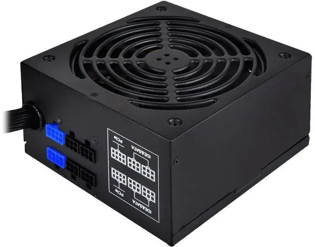 Alt view image 8 of 14 - silverstone technology 550 watt semi-modular 80 plus gold computer power supply psu et550-hg