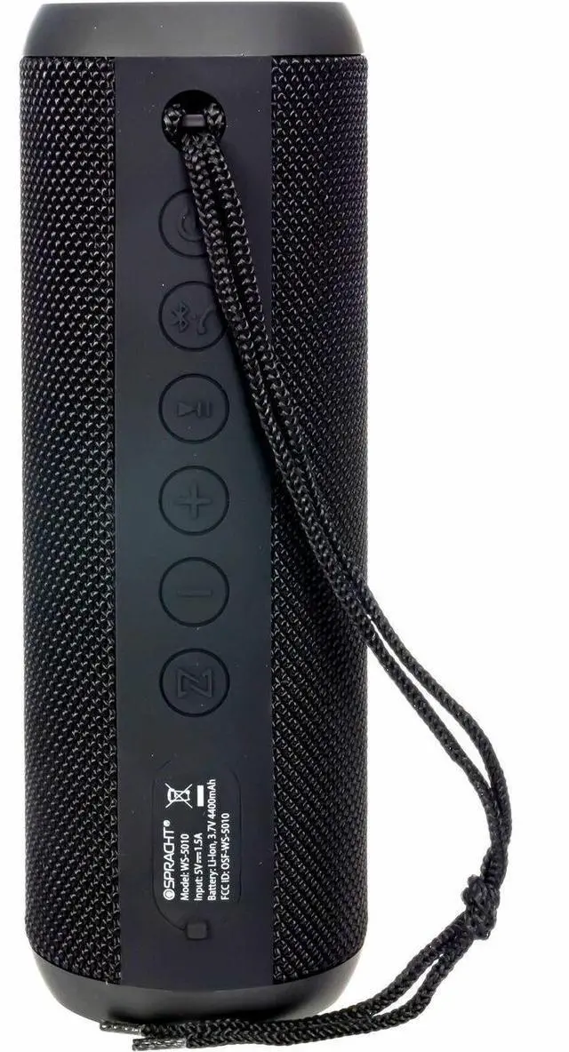 Alt view image 9 of 9 - Spracht Blunote Turbo Portable Bluetooth Speaker System 20 W RMS Matte Black