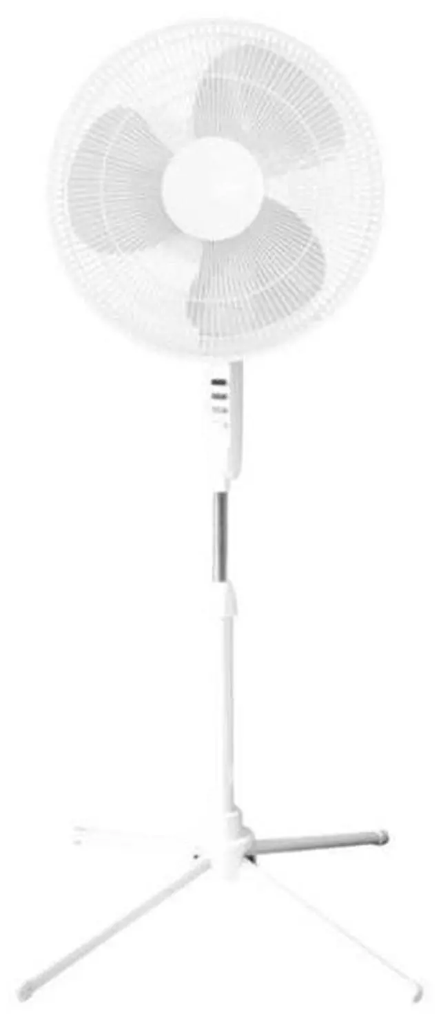 Alt view image 5 of 5 - Seasons Comfort 16 Inch Oscillating Fan With Pedestal Base Electric Pedestal Fan