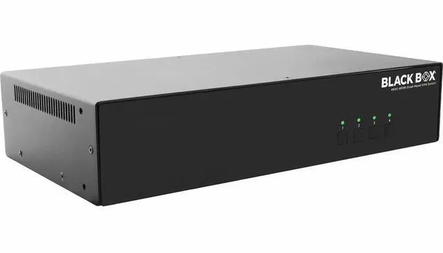 Alt view image 2 of 2 - Black Box 4K60 HDMI Dual-Head KVM Switch 4 Port