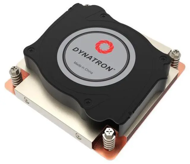 Alt view image 5 of 5 - Dynatron Q7 1U Copper Vapor Chamber Heatsink with Stacked Fins for LGA 1700 Socket