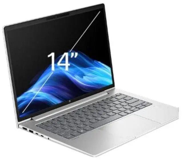 Alt view image 3 of 3 - HP ProBook 4 G1ah 14" Notebook - WUXGA - AMD Ryzen 5 220 - 16 GB - 512 GB SSD - English Keyboard - Pike Silver - AMD Chip - 1920 x 1200 - Windows 11 Pro - AMD Radeon 740M Graphics - In-plane Swit