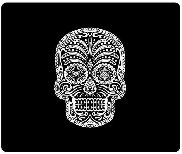 Alt view image 3 of 5 - OTM Essentials Hipster Prints Black Mouse Pad Mr. Sugarbones (OP-MPV1BM-HIP-17) 731969577561