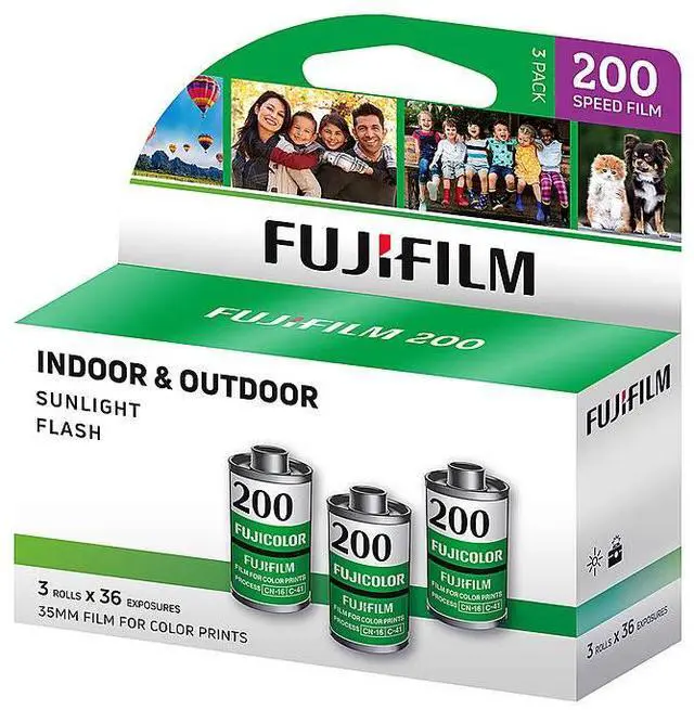 Alt view image 10 of 10 - Fujifilm Fujicolor 200 Color Negative Film 35mm 36 exposure 3-Pack #600018966