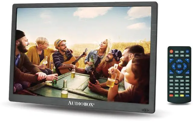 Alt view image 4 of 4 - Audiobox TV-15 Portable 15.4" LCD Monitor & TV for RV, Camping, Tailgating - HDMI, USB, Local Channels, 12V Car Charger