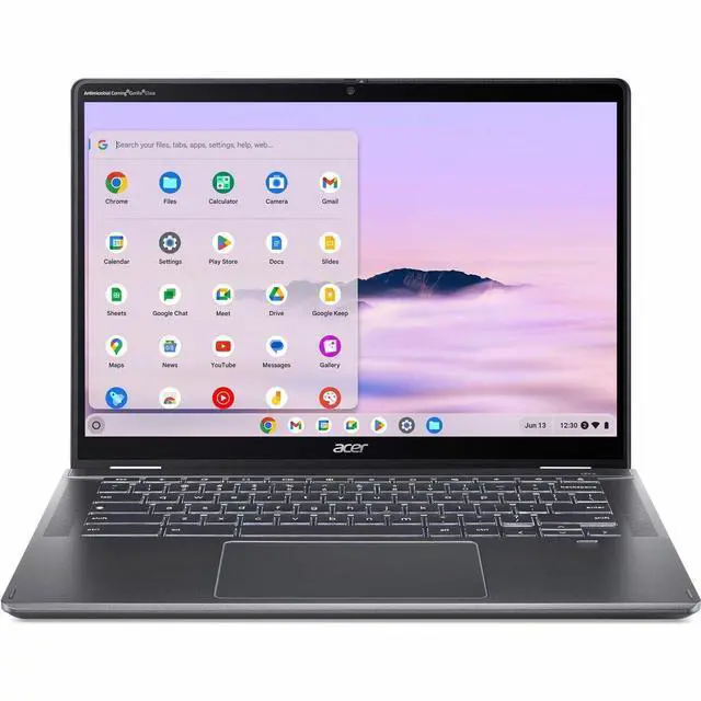 Alt view image 3 of 3 - Acer Chromebook Plus Spin 514 CPE594-1N-57ZJ 14" Touchscreen Chromebook - Intel Core 5 120U - 16GB - 256GB SSD - ChromeOS - Webcam - IEEE 802.11ax Wireless LAN Standard NX.KWFAA.002