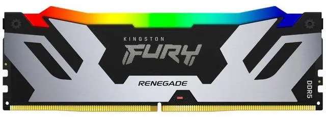 Alt view image 10 of 10 - Kingston FURY Renegade RAM Module - 24 GB - RGB - DDR5-8000/PC5-64000 DDR5 SDRAM - 8000 MHz Single-rank Memory - CL38 - 1.40 V - On-die ECC - 288-pin - DIMM - Lifetime Warranty