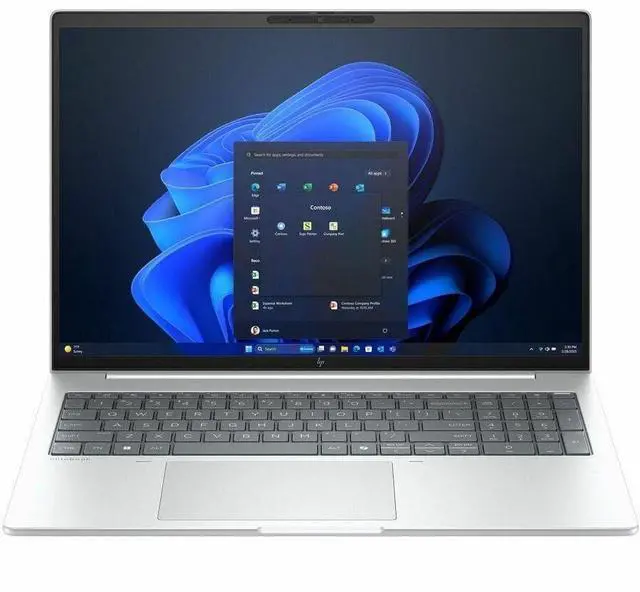 Alt view image 8 of 8 - HP EliteBook 8 G1i 14" Touchscreen Notebook - WUXGA - Intel Core Ultra 5 226V - 16 GB - 512 GB SSD - English Keyboard - Glacier Silver Aluminum - Intel Chip - 1920 x 1200 - Windows 11 Pro - Intel