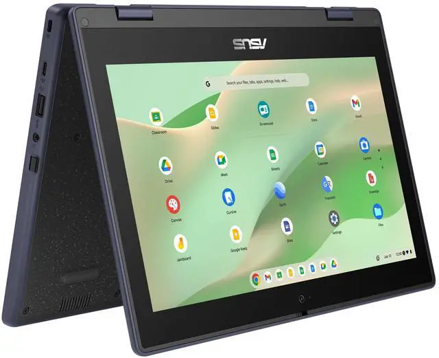 Alt view image 8 of 8 - Asus Chromebook CR11 Flip CR1104F CR1104FTA-YZ42T 11.6" Touchscreen Rugged Convertible 2 in 1 Chromebook - HD - Intel N-Series N150 - 4 GB - 32 GB Flash Memory - Mineral Gray - Intel Chip - 1366