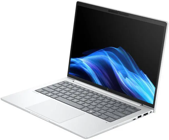 Alt view image 8 of 8 - HP EliteBook 8 G1i 14" Touchscreen Notebook - WUXGA - Intel Core Ultra 5 236V - vPro Technology - 16 GB - 512 GB SSD - English Keyboard - Glacier Silver Aluminum - Intel Chip - 1920 x 1200 - Wind