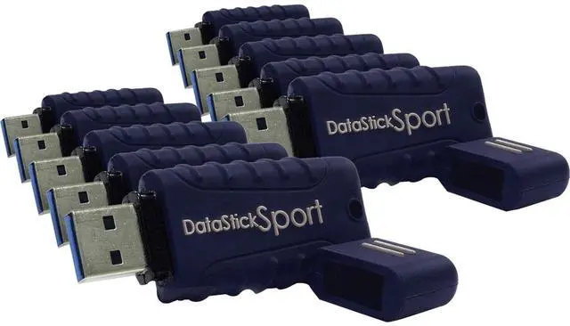 Alt view image 10 of 10 - Centon S1-U3W2-8G-10B Valuepack Usb 3.0 Datastick Sport (Blue) , 8Gb 10 Pack