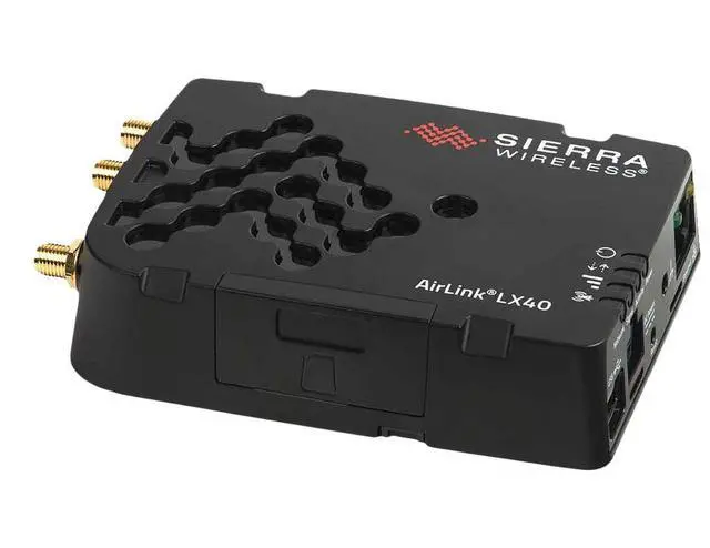 Alt view image 6 of 6 - Sierra Wireless AirLink LX40 Cellular, Ethernet Modem/Wireless Router - 4G - 1x Network Port - USB - PoE Ports - Gigabit Ethernet - VPN Supported - DIN Rail Mountable 1104579