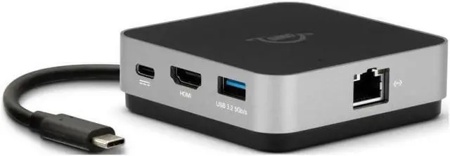 Alt view image 11 of 13 - OWC OWCTCDK6P2SG USB-C Travel Dock E - Space Gray