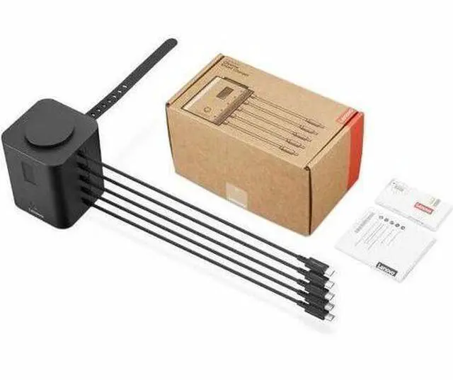 Alt view image 2 of 2 - Lenovo AC Adapter - 11.81" Cable - 5 V DC, 20 V DC Output - 1 A - Black