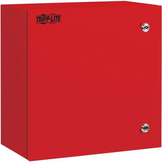 Alt view image 3 of 3 - Tripp Lite OUTDOOR INDUSTRIAL ENCLOSURE W LOCK 18 X 18 X 10IN NEMA 4 RED - SRIN4181810R