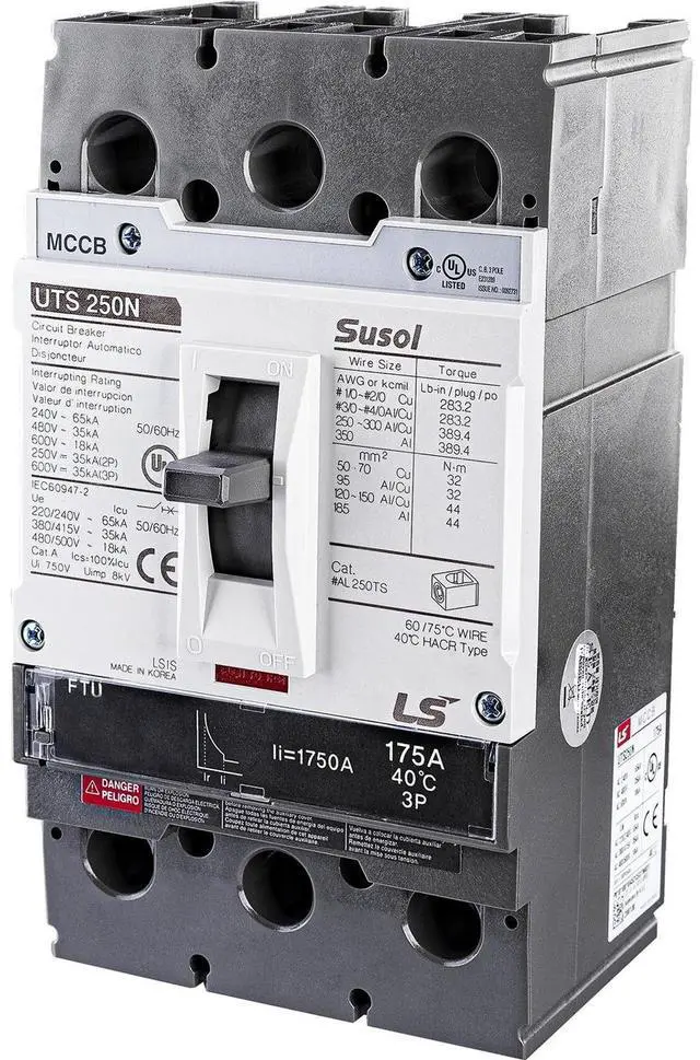 Main image of CyberPower SMUCB175UAC 3-Phase Modular UPS 3-Phase Circuit Breaker - 175A Circuit Breaker - 3 Pole
