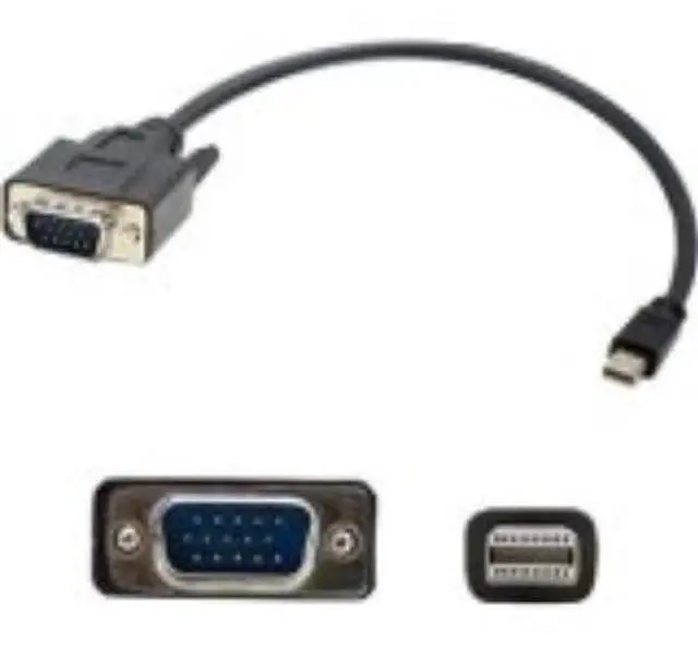Alt view image 12 of 12 - 6Ft Mini-Displayport 1.1 Male To Vga Male Black Cable For Resolution Up To 1920X1200 (Wuxga)