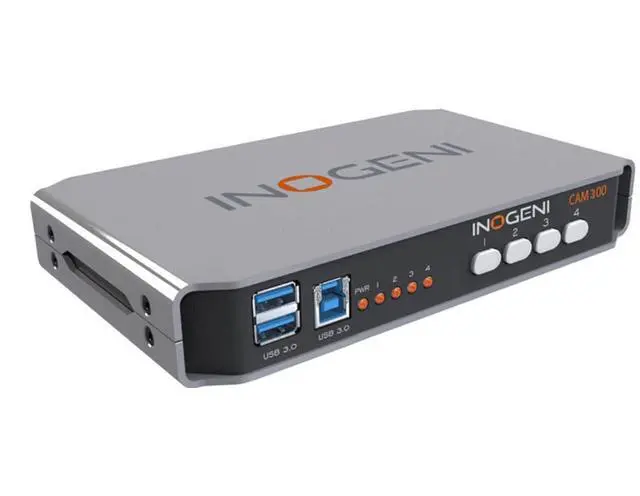 Alt view image 5 of 5 - INOGENI CAM 300 4:1 HDMI and USB 2.0 Camera Selector, HDMI and USB 3.0 Output
