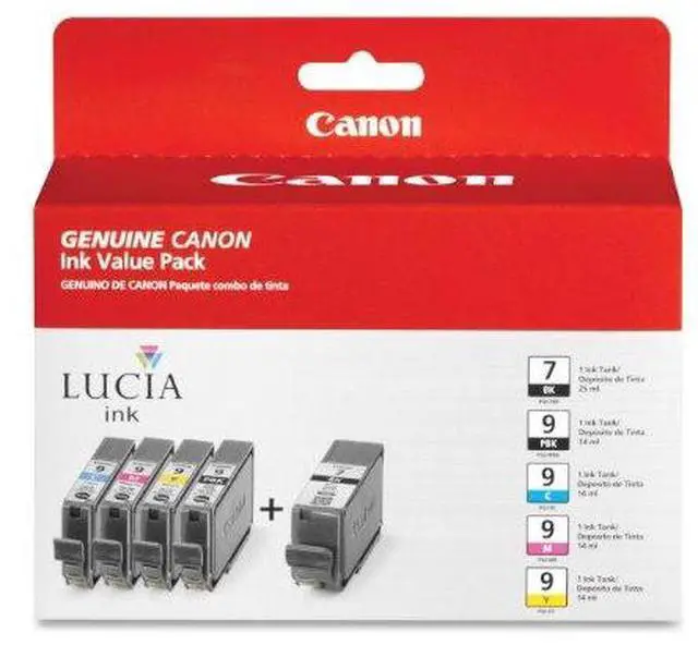 Alt view image 9 of 9 - Canon 1034B010AA Ink Cartridge - Black, Cyan, Magenta, Yellow, Photo Black
