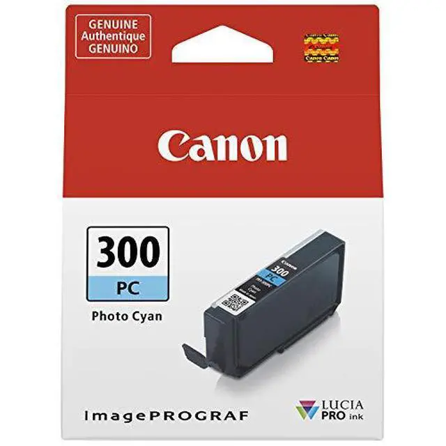 Alt view image 2 of 2 - Canon 300 PC Photo Cyan Standard Yield Ink Cartridge (4197C002)