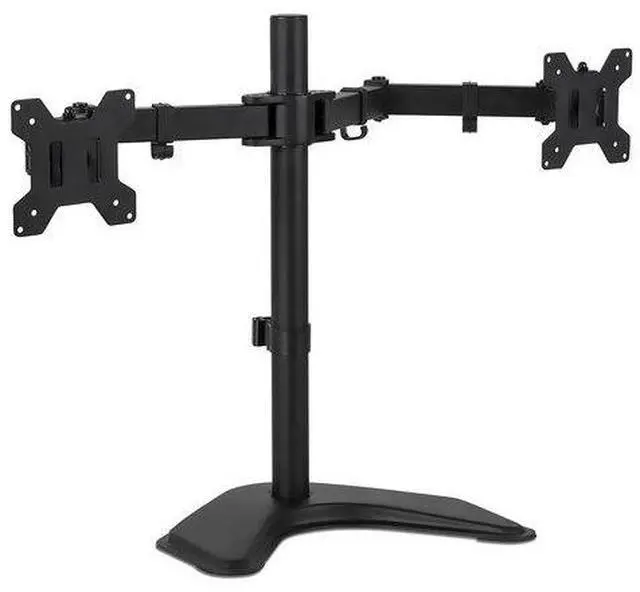 Alt view image 10 of 17 - Mount-It! Dual Monitor Stand | Fits Up to 32" Screens | Full Motion Arms