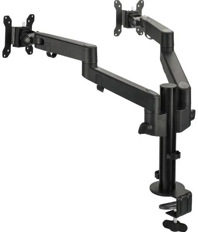 Alt view image 2 of 2 - SIIG 14" to 30" Dual Arm Articulating Monitor Desk Mount CEMT3E11S1
