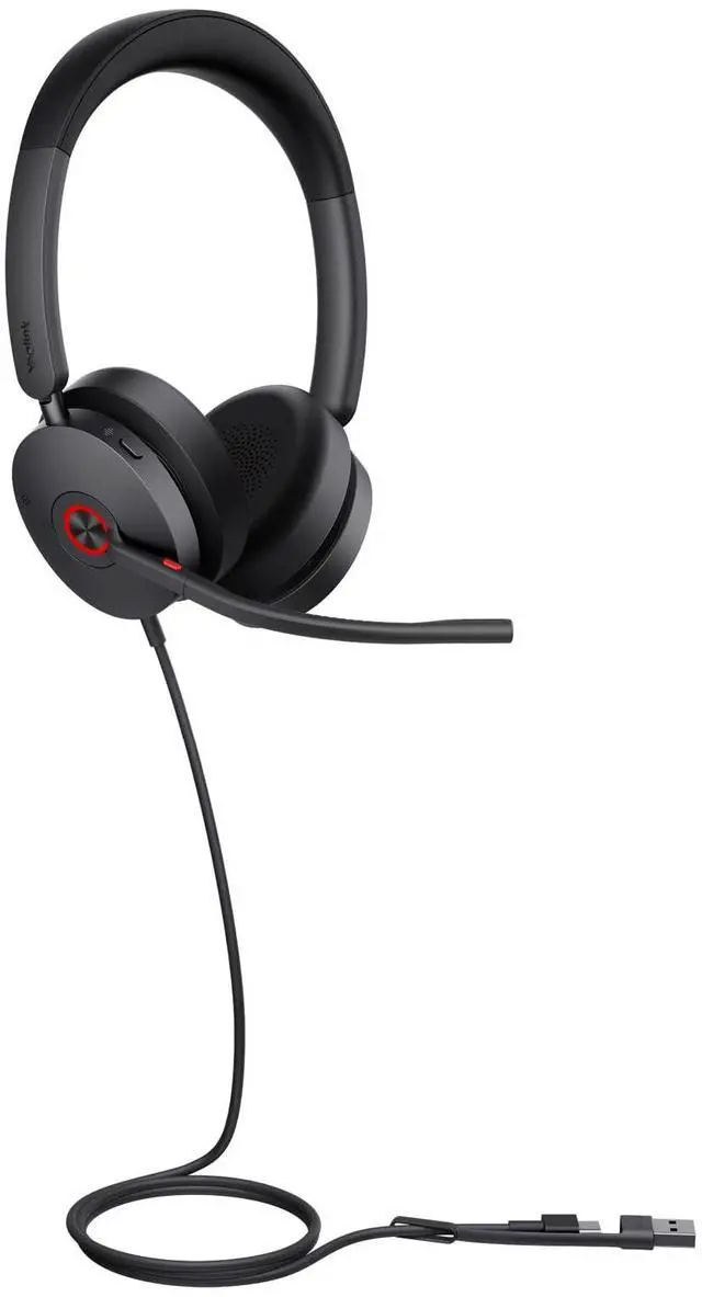 Alt view image 5 of 5 - Yealink Headsets 1308152 UH48 Dual UC USB-C/A