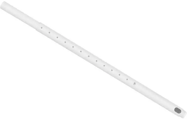 Alt view image 2 of 2 - Premier Mounts APP-4872W Mounting Pipe Height Suspension Adapter for Flat Panel Display, Projector - White - 160 lb Load Capacity