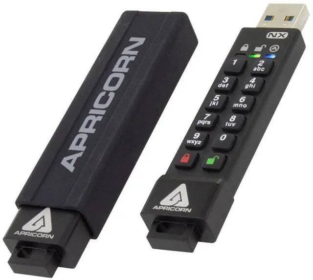 Alt view image 9 of 9 - Apricorn 256GB Aegis Secure Key Encrypted USB 3.0 Flash Drive ASK3-NX-256GB