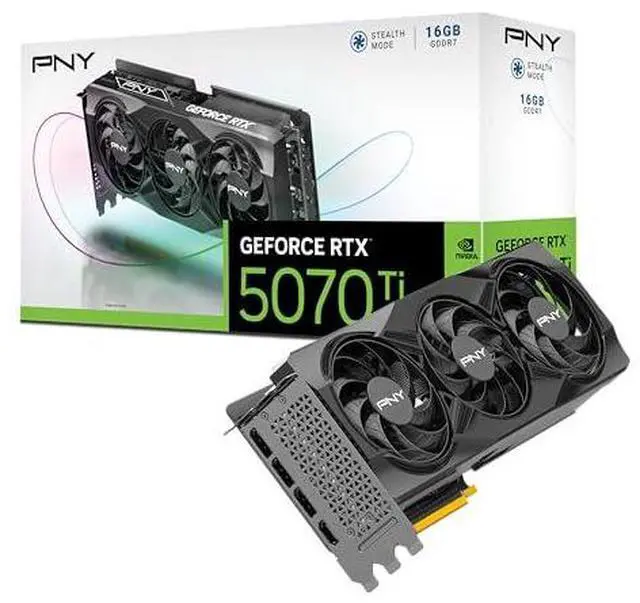 Main image of PNY GeForce RTX 5070 Ti Overclocked Triple Fan GPU