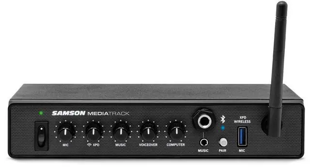 Alt view image 2 of 2 - Samson Media Track SM4-U | Ins: 2 Mic 2 Line - Bluetooth
