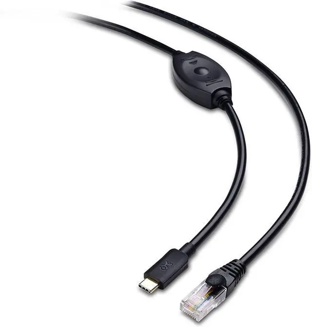 Alt view image 2 of 2 - cable matters usb c to rj45 console cable for windows and macbook pro (compatible cisco console cable, rollover cable) with ftd