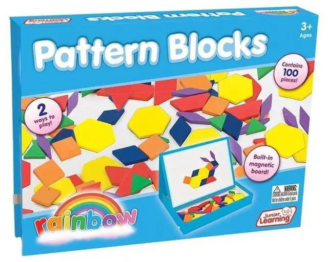 Alt view image 7 of 7 - JUNIOR LEARNING RAINBOW PATTERN BLOCKS