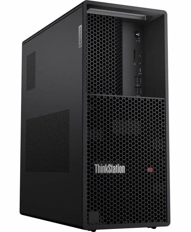 Alt view image 8 of 8 - Lenovo ThinkStation P3 Gen 2 Workstation - Intel Core Ultra 7 265 - vPro Technology - 32 GB - 1 TB SSD - Windows 11 Pro - Intel Graphics - DVD-Writer - Gigabit Ethernet - Wireless LAN  30HT007WUS