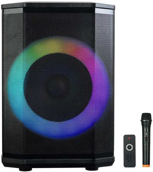 Alt view image 6 of 6 - Supersonic 8 Portable Bluetooth Speaker True Wireless Stereo, Fm, Rechargeable Battery IQ-6708DJBT
