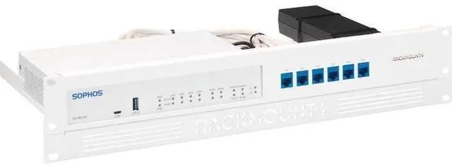 Alt view image 2 of 3 - RACKMOUNT.IT Rack Mount for Network Equipment Firewall Signal White